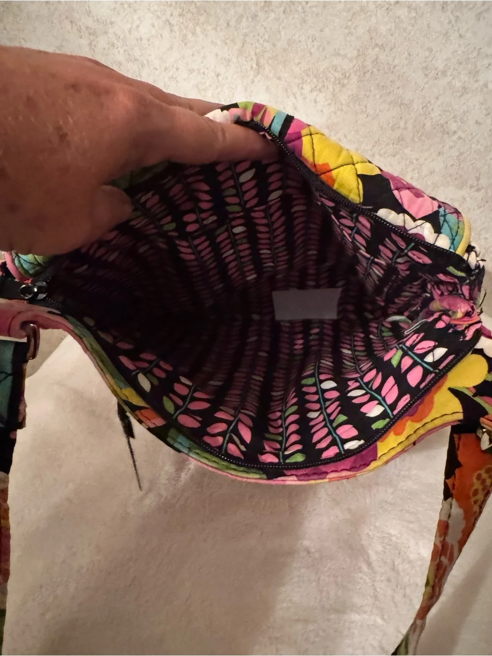 Vera Bradley Multicolor Floral Quilted Shoulder Bag